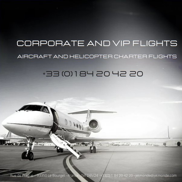 charter flights luxury